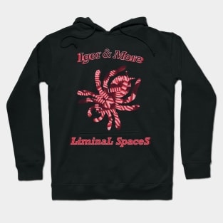 Igor & More Tarantula Liminal Stairs Red Hoodie